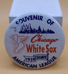 1959 Chicago White Sox American League Champs Souvenir Pin Zustand siehe Bilder - Bild 1 von 3