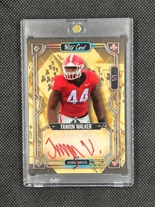 TRAVON WALKER - WILD CARD 5 CARD DRAW - 🔥1/1🔥 - CLASSIC - JACKSONVILLE JAGUARS - Picture 1 of 3