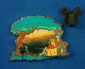 Lady and the Tramp Sunset Walt's Classic Collection LE 1000 OC Pin # 72398 - Picture 1 of 4