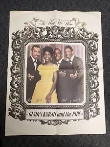 gladys knight and the pips the way we were promo poster promotional - Picture 1 of 1