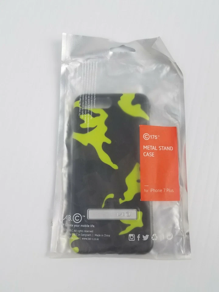 LAB.C Kick Bumper Case for iPhone7 Plus Dual Protection Anti Shock W/Metal Stand - Image 1 of 1