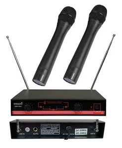 STARAUDIO Dual Channel VHF Handheld Wireless Microphone System 2CH Karaoke Mic - Picture 1 of 11