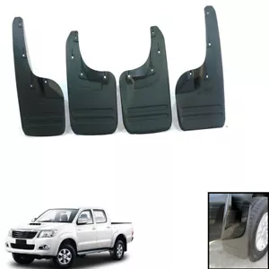 Mudflap Mudflaps Mudguards full For Toyota Hilux Vigo Mk7 2011-2015 M34 - Picture 1 of 9