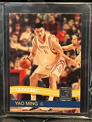 Yao Ming 2010-11 Panini Donruss #83 Houston Rockets NBA Basketball HOF Card - Image 1 of 2