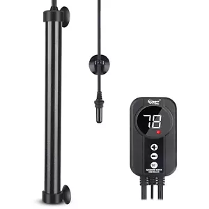 hygger Marine Aquarium Heater 200W,Titanium Heater with Digital LED Controlle... - Picture 1 of 6