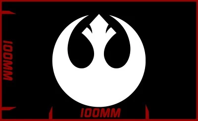 Star wars Rebel Alliance logo decal vinyl sticker choose your colour - Image 1 of 4