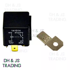 12V Relay 5 PIN Automotive 30 / 40AMP 30a 40a Changeover RY14 Detachable - Picture 1 of 2