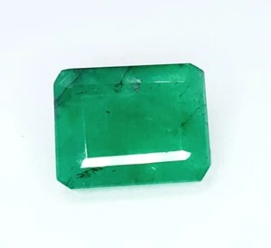 Loser Edelstein natürlicher kolumbianischer Smaragd 4,62 ct unbehandelt zertifiziert Smaragdschliff - Bild 1 von 11