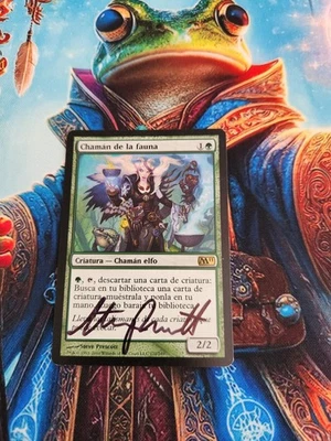 MTG Fauna Shaman (Spanish) - M11 - Signed By Artist LP - Image 1 of 2