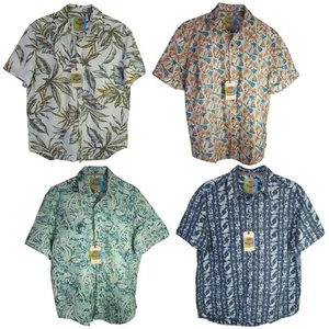 Margaritaville Men's 'BBQ' Short Sleeve Guitar Shirt - Picture 1 of 7