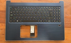 German Qwertz Keyboard ACER Swift SF315-51 6B.GQ8N5.002 Backlit Blue - Afbeelding 1 van 5