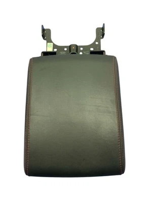 2018-2019 JAGUAR E-PACE CENTER CONSOLE ARM REST LID | EBONY 55AP W/RED STITCHING - Image 1 of 4