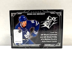 2023-24 Upper Deck SPx Hockey Factory Sealed Hobby Box - Bild 1 von 3