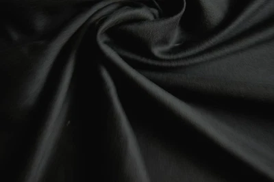 1/2  Yard Solid Black  Faux Suede Fabric 23" X 60" - Image 1 of 2