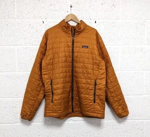 Patagonia Nano Puff Jacket Orange Primaloft Outdoor Hiking - Size XXL / 2XL - Picture 1 of 9
