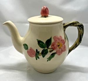 Cafetera individual Franciscan Desert Rose 2 tazas con tapa 1953-58 California EE. UU. - Imagen 1 de 8