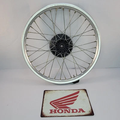 Honda XR200R 1998 1994-2002 rueda delantera buje llanta radios 21x1,60 neumático retirado OEM Foto 1 de 4