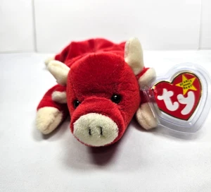 Snort the Bull Ty Beanie Baby mit Etikett Chicago Bulls NBA - Bild 1 von 8