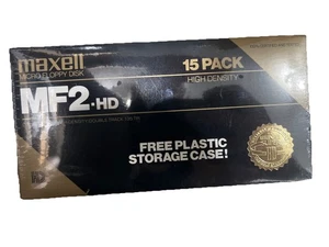 Microdisquetes Maxell. Doble cara MF2-HD. Pack de 15. NUEVO Y PRECINTADO. 135 TPI - Imagen 1 de 10