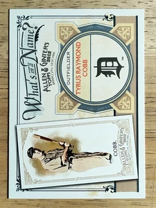2012 Topps Allen and Ginter What's in a Name #WIN82 Tyrus Raymond Cobb - Bild 1 von 2