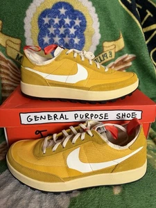 Nike Tom Sachs Zapato de Uso General Amarillo Azufre DA6672-700 Hombres 8.5 w10 Nuevo - Imagen 1 de 8