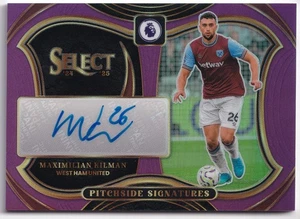 Panini Premier League Select 2024-25 Maximilian Kilman /199 Purple Auto Prizm - Bild 1 von 2