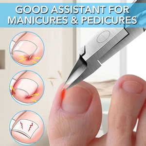 Chiropody Tagliaunghie Punta Incarnita Resistente Pedicure Splitter Strumenti di Bellezza - Foto 1 di 9