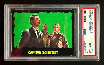 1964 Outer Limits #42 Captive Scientist - PSA 8 - Rare Short Print - Image 1 of 2