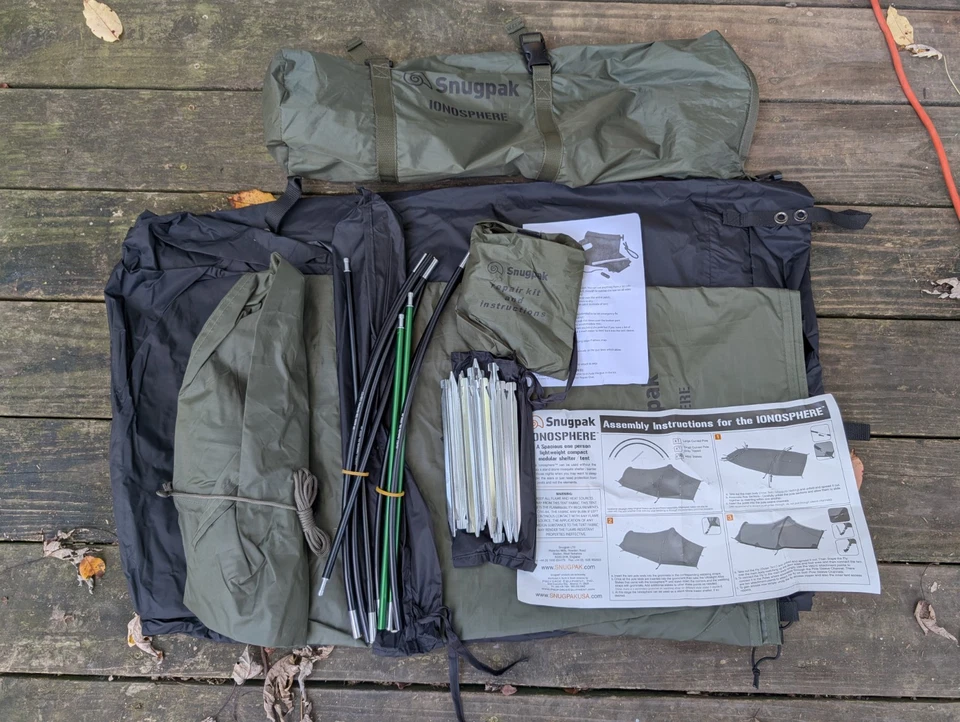 SNUGPACK IONOSPHERE 1-PERSON TENT - OLIVE DRAB GREEN 92850 - Image 1 of 4