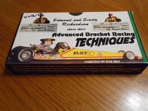 ADVANCE BRACKET RACING TECHNIQUES BY Edmond & Scotty Richardson VCR-13 - Picture 1 of 2