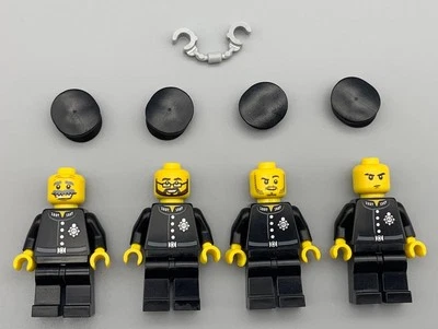 Lote de 4 puños de minifigura de policía Lego JCF 1337 Foto 1 de 4