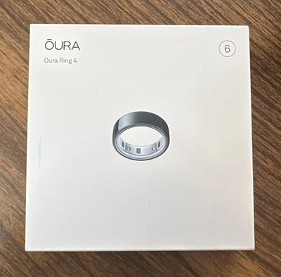 Oura Ring Gen 4 Smart Ring Black. Multiple Sizes Available - Image 1 of 2
