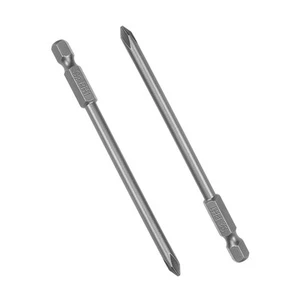 10PCS, 100mm 1/4" Hex Shank 4.5mm PH1 Magnetic Phillips Head Screwdriver Bits S2 - Picture 1 of 4