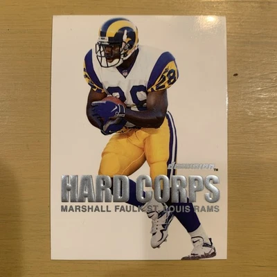 Skybox Dominion Hard Corps Marshall Faulk 2000 #5HC HOF Foto 1 de 2