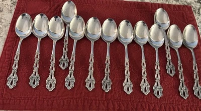 One (1) Oneida Stainless Steel Oval Soup Spoons 12 Avail Will Combine Shipping - Image 1 of 4