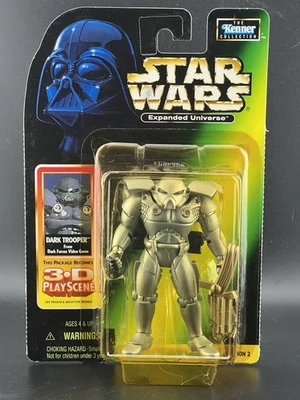 Фигурка Star Wars Expanded Universe Dark Trooper Dark Forces 1998 Kenner новая нераспакованная - Изображение 1 из 4