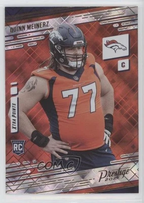 2021 Panini Prestige Rookies Xtra Points Diamond Quinn Meinerz #260 Rookie RC - Image 1 of 2
