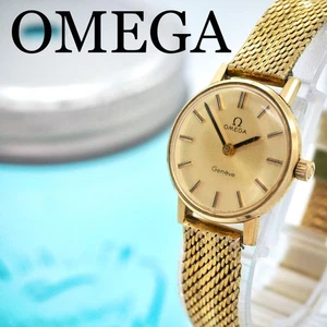 OMEGA Watch Geneva Women's Hand-Wind Gold Round OMEGA,12623 - Picture 1 of 9