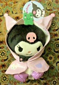 Kuromi Mini Plush Doll 5" in Purple Raincoat w/ Chain Sanrio NEW NWT - Picture 1 of 3