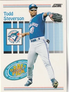 FREE SHIPPING-MINT-1993 Score Todd Steverson #496 BLUE JAYS - Picture 1 of 1