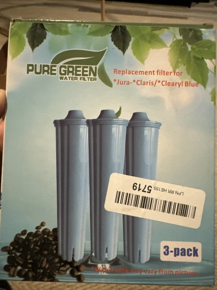 Filtro de agua activado con cáscara de coco Clearyl Jura Blue compatible con PureGreen Foto 1 de 1