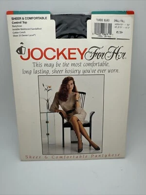 Pantimedias JOCKEY para HER Esmoquin Negro Pequeño/Alto Transparente 20 Control Top GR61 Foto 1 de 2