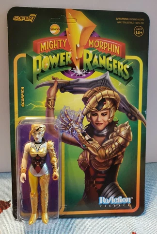 Super7 ReAction Mighty Morphin Power Rangers Scorpina BLEMISHED Cover
