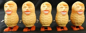 Jimmy Carter The Walking Peanut President Windup Toy - Japan 1976 NOS Lot of 5 - Picture 1 of 10
