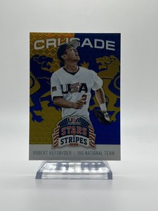 2015 Robert Rob Refsnyder Crusade Refractor Panini USA Stars & Stripes Rookie NM