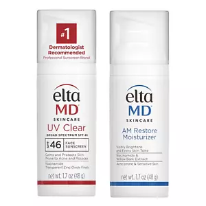 Protector solar facial transparente EltaMD UV FPS 46 - fórmula de óxido de zinc sin aceite - Imagen 1 de 12
