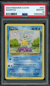 PSA 10 Squirtle 001/034 Pokemon Classic Collection CLB 2023 Mint English Card - Picture 1 of 2