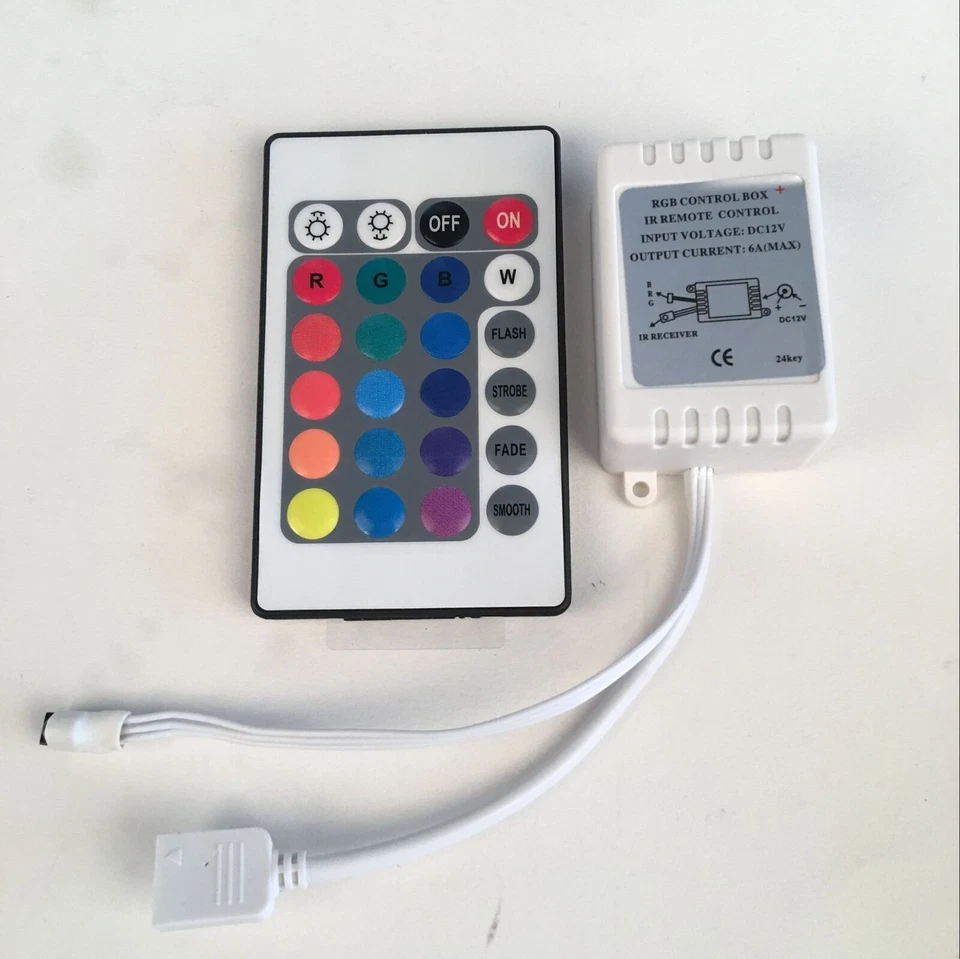 20/24/44Key Controller IR/RF/wifi/bluetooth Remote for RGB 5050 LED Strip Light - Image 1 of 1