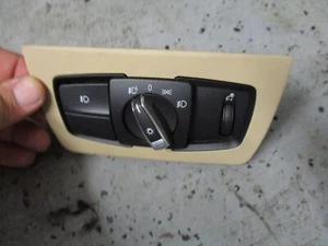 12-15 BMW F30 F Series Auto Headlight Switch Fog Light Dimmer Tan Surround - Picture 1 of 3