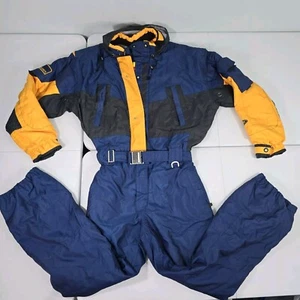 VINTAGE KILLY AWT Master Tech Schnee Skianzug Snowboard Bib Herren 46 gelb/blau - Bild 1 von 14